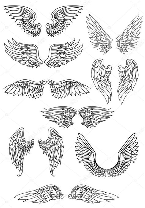 basit melek kanadı çizimi